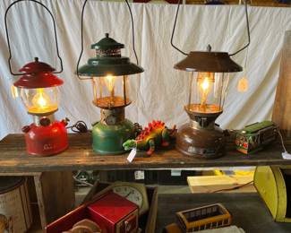 Vintage Coleman Lantern Lamps