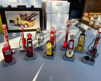 Danbury Mint Gas Pumps