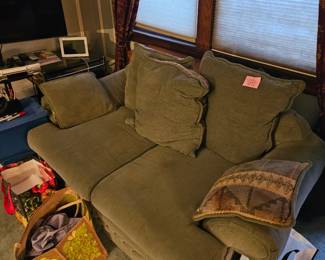 A pillow love seat