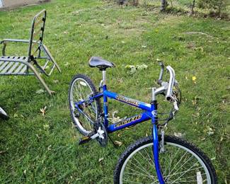Five children's bicycles
