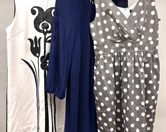 3 Dresses: Victoria Beckham (Size M), Max Studio (Size M) & Signature By Robbie Bee (Size 6) Lot #: 84