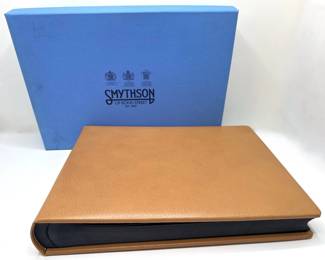 New In Box Smythson Of Bond Street Large Leather Photo Album With Dust Bag, Retails For $895 Lot #: 36