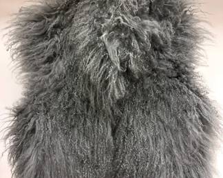 New Michael Kors Genuine Lamb Fur Vest, Size Womens Large Lot #: 19