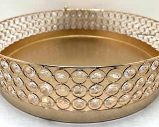 Extra Large Beaded Cocktail Tray Lot #: 55