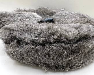 New With Tags Vintage Genuine Rabbit Fur Russian Ushanka Hat Lot #: 73