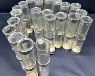 Vintage 1990s French Tse & Tse Associees Adjustable 21 Tube Bud Vase Lot #: 41