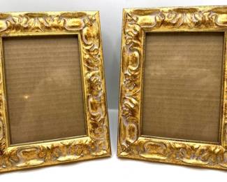 2 Martin Aborn Italian Picture Frames For 5 By 7 Photos Lot #: 113