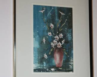 Framed Water Color Art