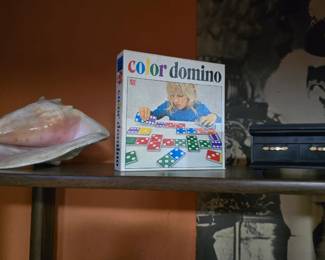 Shell, Domino Game, Stereo System