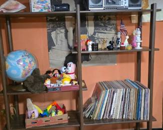 Open Wood Book Case