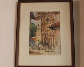 Scenic City Scene Framed
