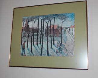 Art by W Duyn Park Scene