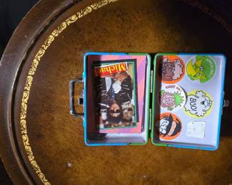 MIni Lunchbox with Michael Jackson cards