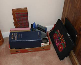 Camera and Office Supplies, Leather Zipper Bag