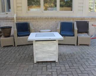 Fire pit and Law Furniture