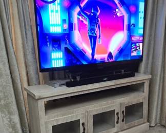 TV and TV Console Credenza