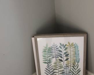 Framed Leaf Art