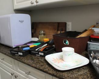 Mini Fridge and Utensils, Rolling Pins