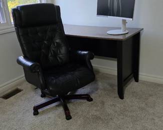 Desk and Lamp