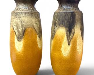 Pair of Substantial West German Vases, SCHEURICH KERAMIK
