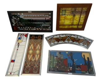 Collection Stained Glass, FRANK LLOYD WRIGHT, LOUIS SULLIVAN