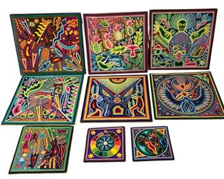 Collection Huichol Yarn Paintings