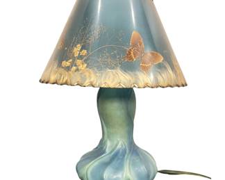 VAN BRIGGLE Mid Century Lotus Lamp