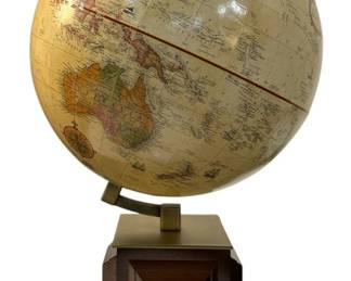 Repologie Globe with FRANK LLOYD WRIGHT Design Wooden Base.