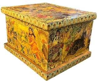 Decoupaged Victorian Keepsake Box