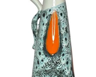 FERNAND ELCHINGER (French, 1911-1975) Ceramic Lava Glaze Pitcher