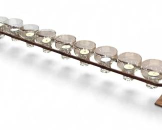 JAN BARBOGLIO "Railroad" Votive Candle Holder