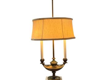 Brass Bouillotte STIFFEL Candlestick Lamp