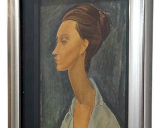 After AMEDEO MODIGLIANI (Italian, 1884-1920), Study of the Portrait of Lunia Czechowska