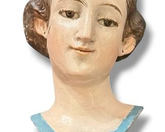 19th C. Religious Santo Head