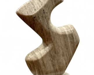 Abstract Carved Marble Sculpture