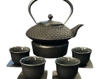 Japanese Cast Iron Tea Set