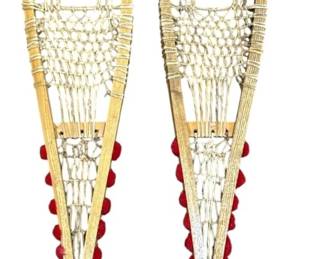 Miniature Handcrafted Native Snowshoes