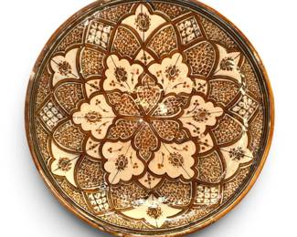 Large A. SERGHINI Safi Moroccan Centerpiece Bowl