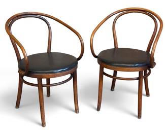 THONET Model 9 Armchair, Pair