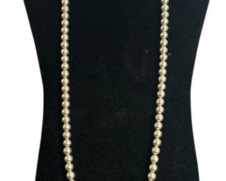 Cultured Grey Pearl Necklace