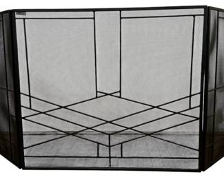 FRANK LLOYD WRIGHT Style Fireplace Screen