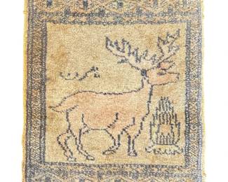 Antique Turkish Oushak Rug