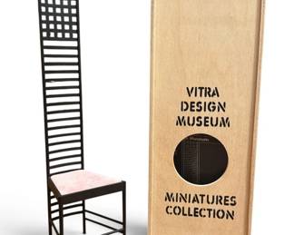 VITRA Miniature CHARLES RENNIE MACKINTOSH Hill House 1 Chair