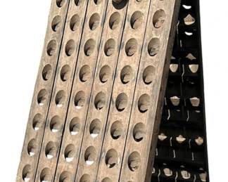 Large French Wine Bottle Display