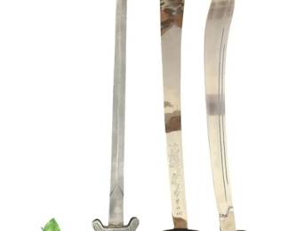 Three Replica Swords, Martial Arts, Medieval Knight