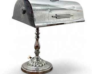French Art Deco Bankers Lamp