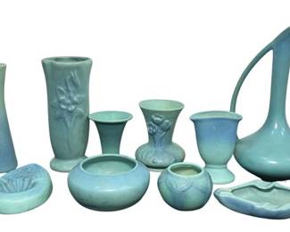 Large Collection of VAN BRIGGLE Arts & Crafts Pottery