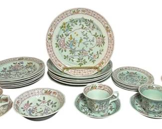 20+ Pcs. ADAMS CALYX WARE Singapore Bird Dinnerware