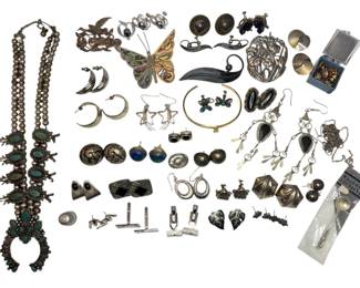 Collection Mostly Sterling Silver Jewelry