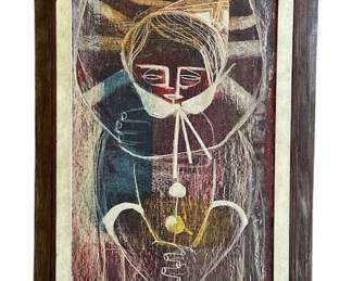 WILLIAM "BILL" WALKER (1927-2011) Oil Painting, Folk Artist